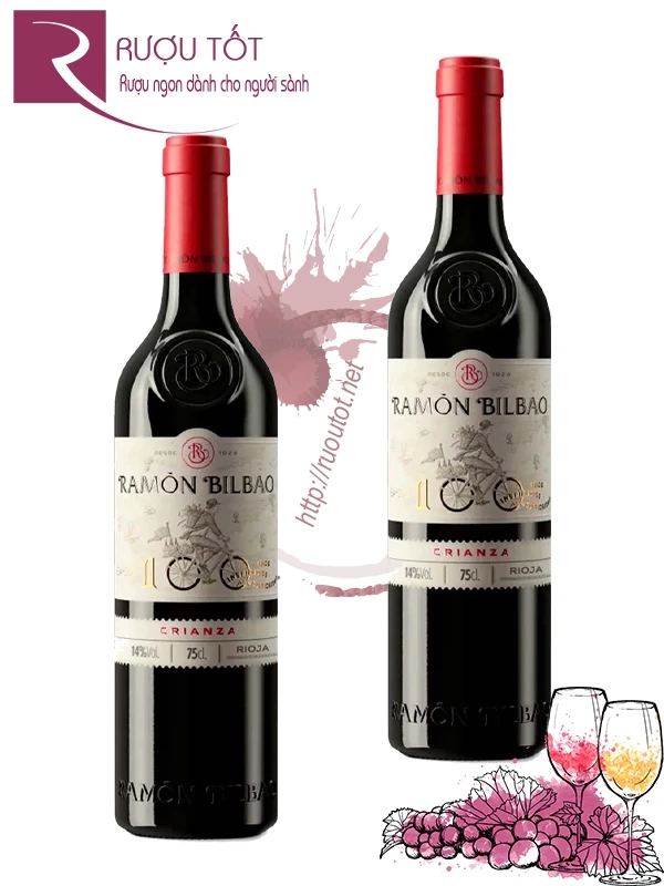 Rượu vang Ramon Bilbao Crianza 14%