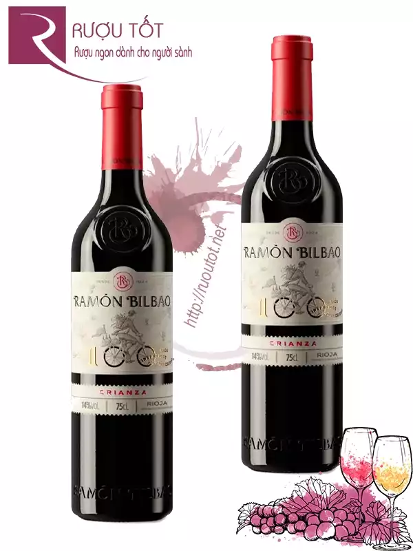 Rượu vang Ramon Bilbao Crianza 14%