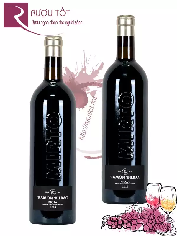 Rượu vang Ramon Bilbao Mirto Rioja 14,5%