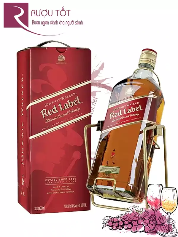 Rượu Johnnie Walker Red Label 3L