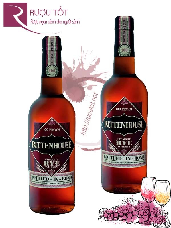 Rượu Rittenhouse Rye Whiskey 700ml