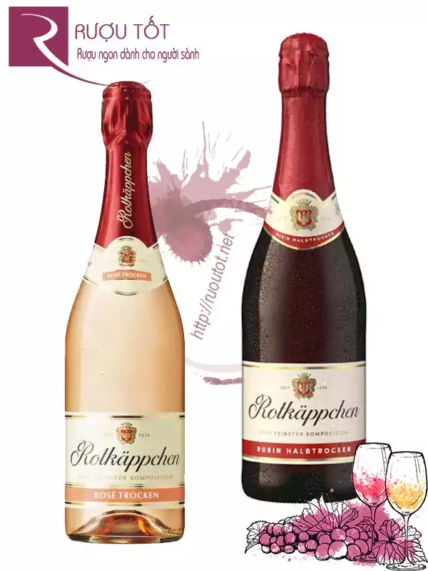 Rượu vang Rotkappchen Sekt Red - Rose