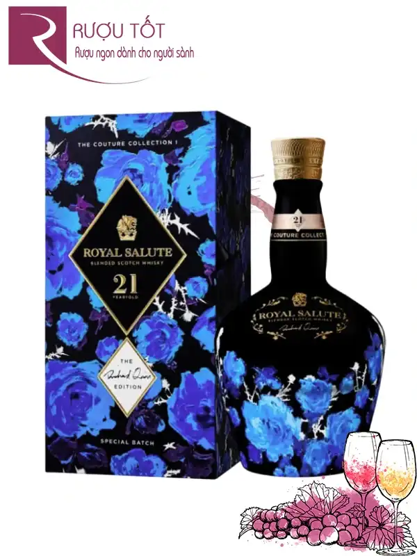 Rượu Royal Salute 21 Black Richard Quin 40% 700ml Scotland