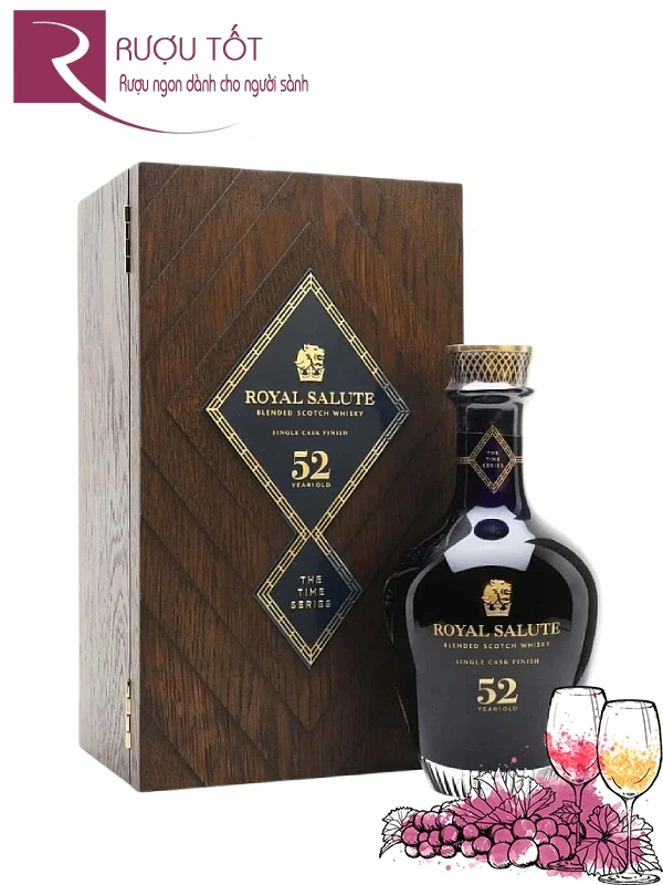 Rượu Royal Salute 52 Year 44,8% 700ml Scotland