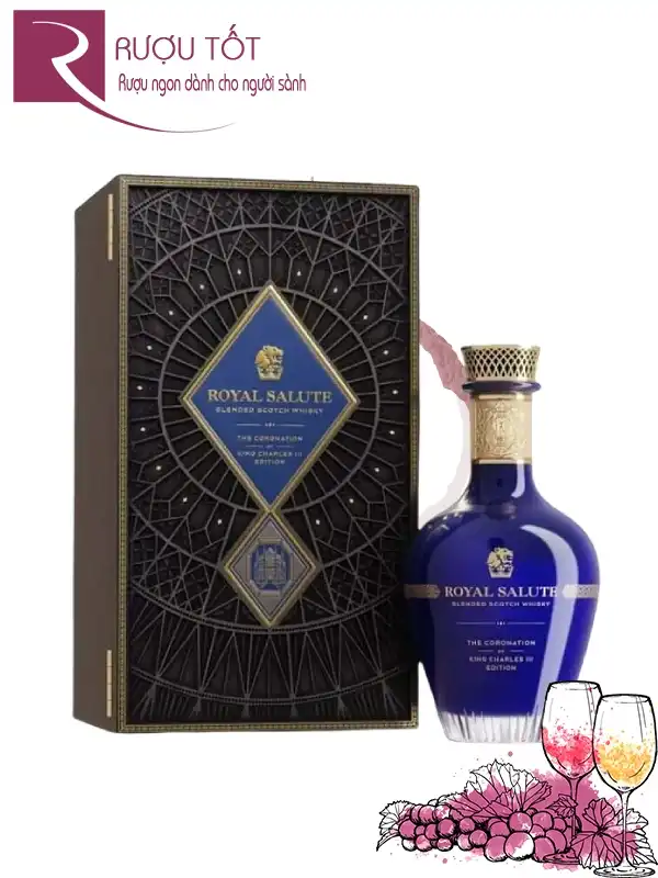 Rượu Royal Salute Coronation of King Charles III 52,3% 700ml