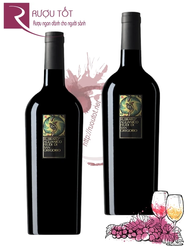 Rượu vang Rubrato Aglianico Feudi di San Gregorio