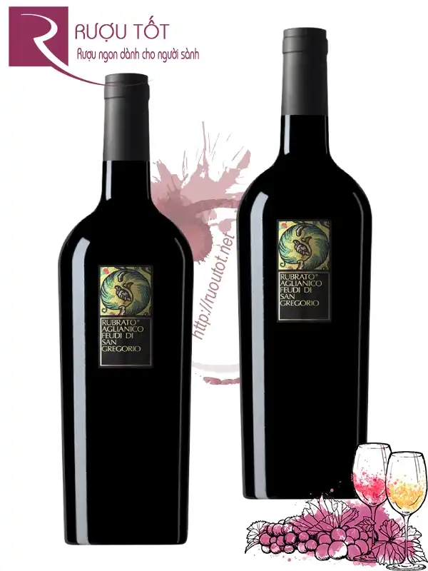 Rượu vang Rubrato Aglianico Feudi di San Gregorio