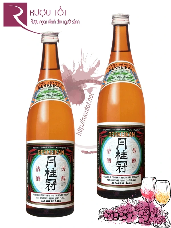 Rượu Sake Gekkeikan 1800ml