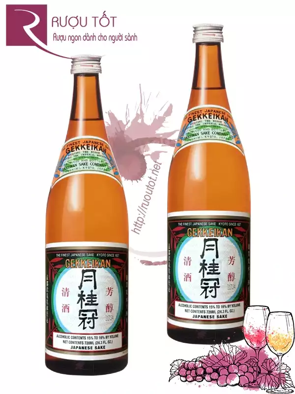 Rượu Sake Gekkeikan 1800ml