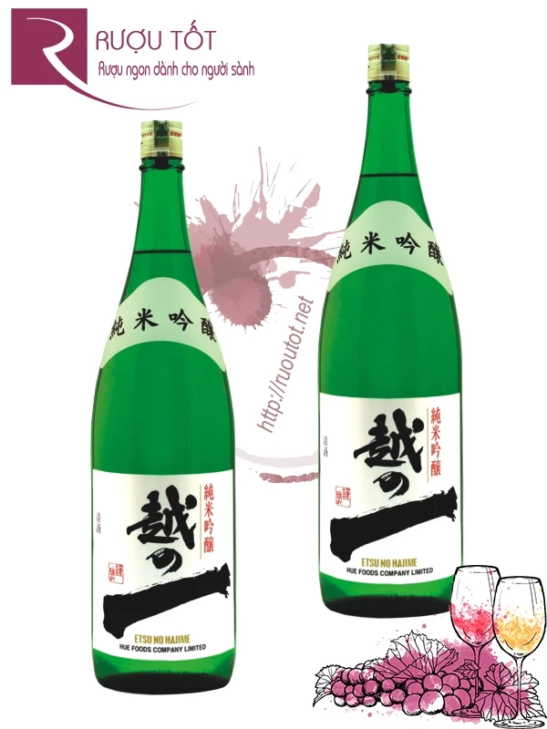 Rượu Sake Huế Etsu no Hajime 15% 1,8 lít