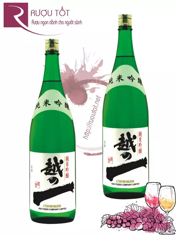 Rượu Sake Huế Etsu no Hajime 15% 1,8 lít