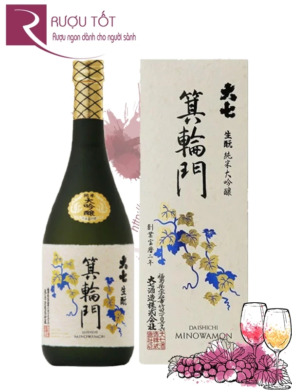 Rượu Sake Daishichi Minowamon 15%