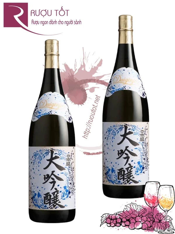 Rượu Sake Nihonsakari Daiginjo Nhật Bản 1,8 lít