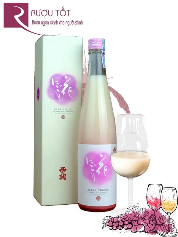 Rượu Sake Hana Nigori Nishino Seki