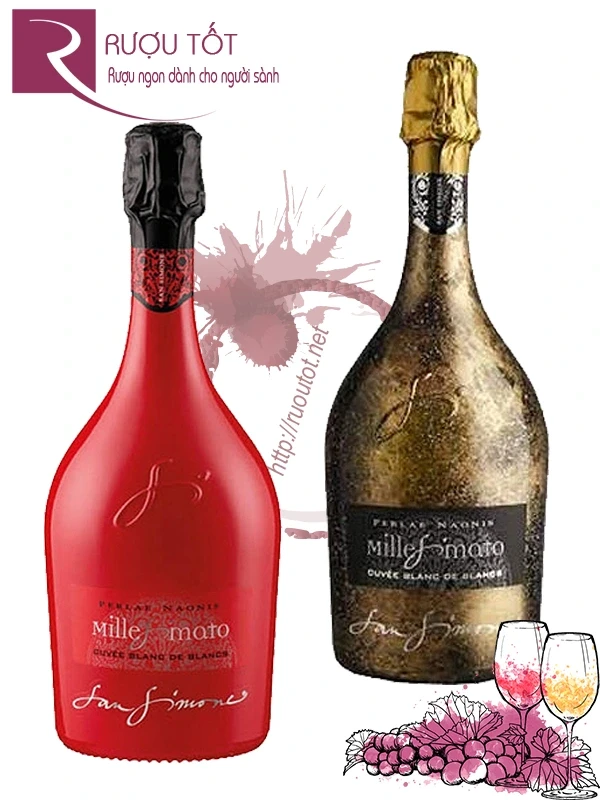 Vang nổ San Simone Cuvee Blanc de Blancs Brut Millesimato