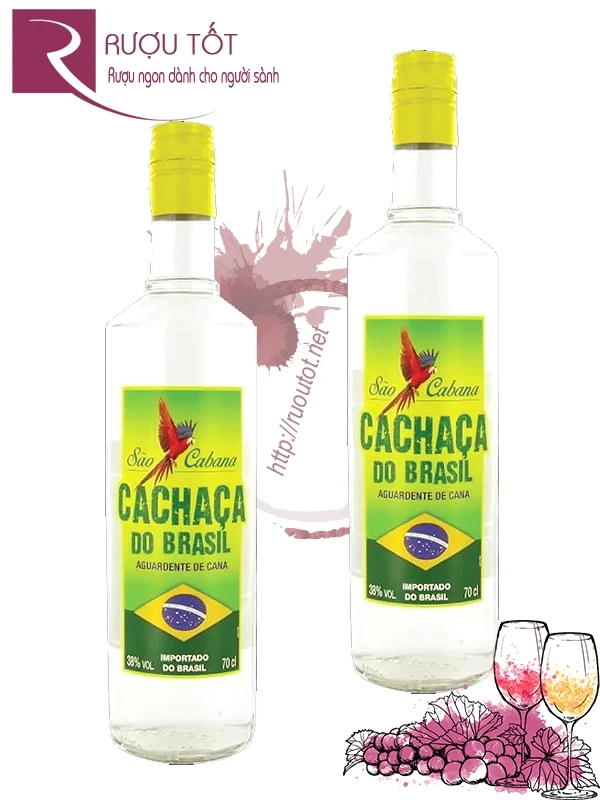Rượu Sao Cabana Cachaca do Brasil 38%