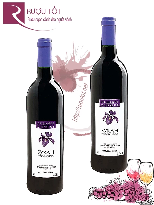 Rượu Vang Shiraz Pays D’oc Georges Duboeuf