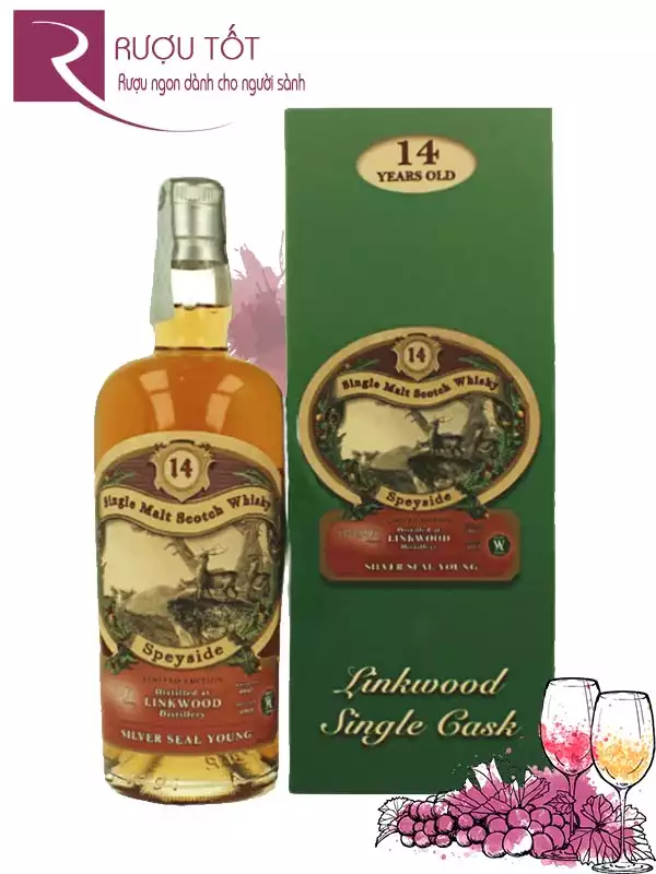 Rượu Whisky Silver Seal Linkwood 14