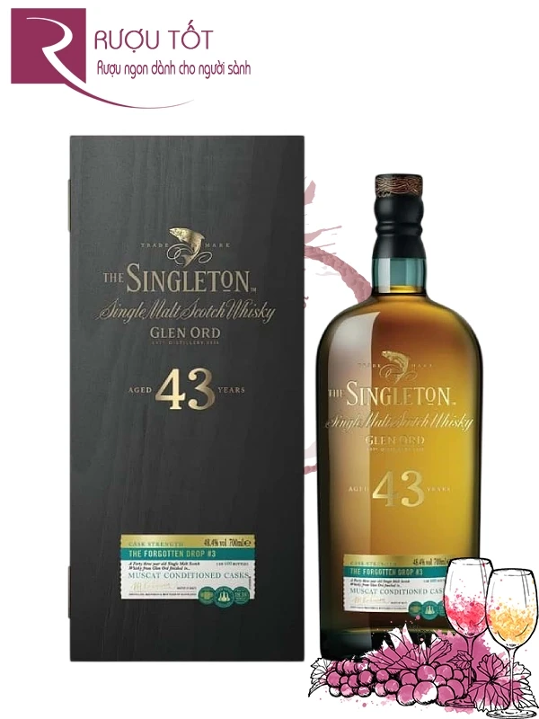 Rượu Singleton 43 Glen Ord 48,4% 700ml Scotland