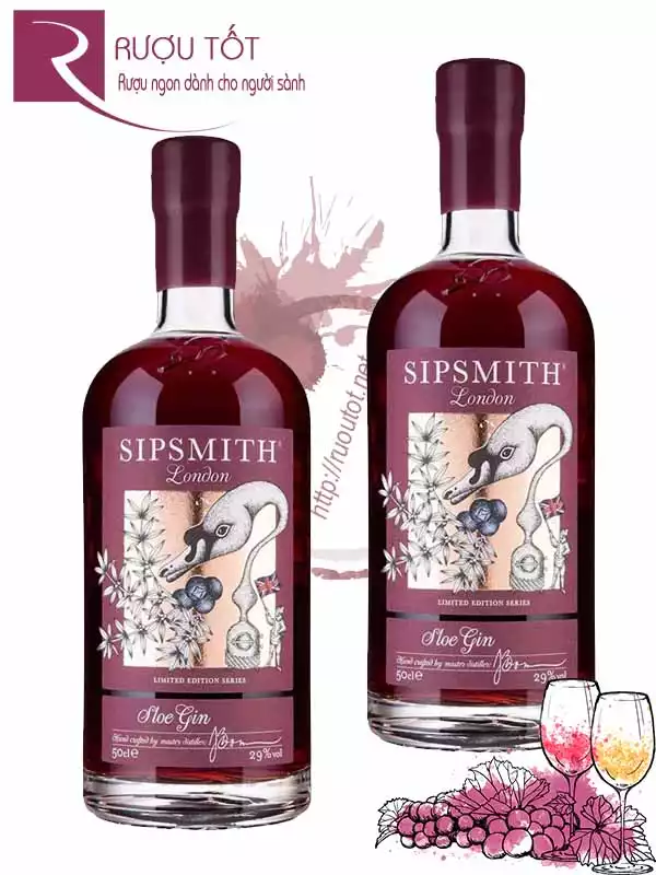 Rượu Sipsmith London Sloe Gin 500ml