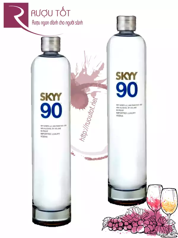 Rượu Skyy 90 Premium Vodka