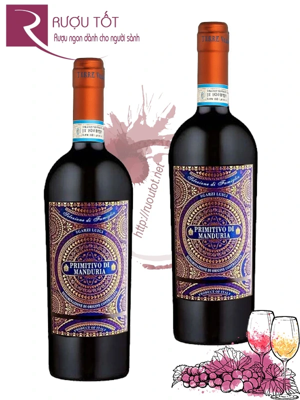 Rượu vang SL Primitivo di Manduria 17% DOC