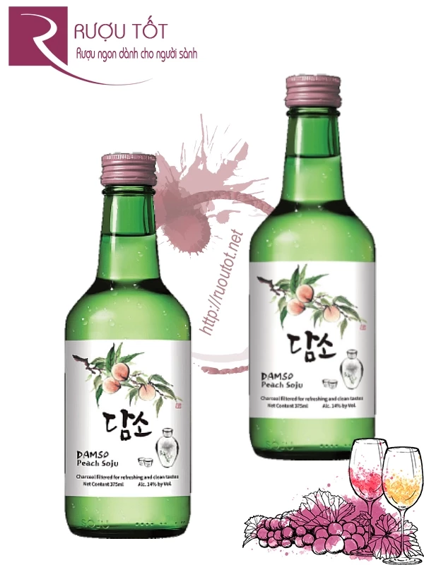 Rượu Soju Damso 12%