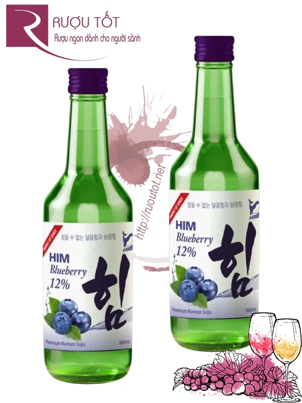Rượu Soju Việt Quất 12%