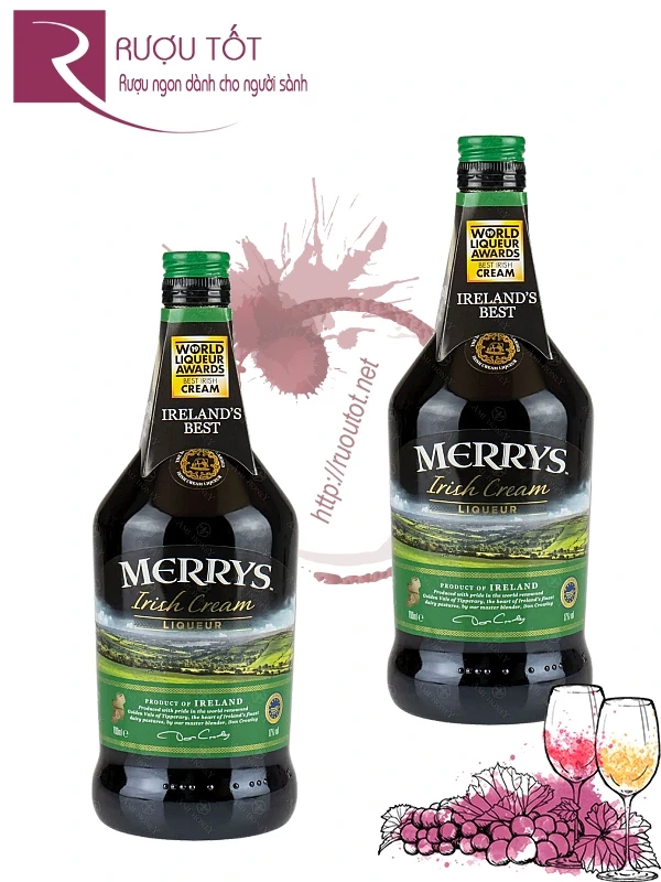 Rượu Sữa Merrys Irish Cream 700ml