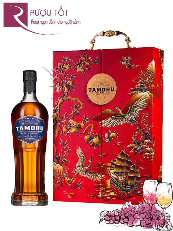 Rượu Tamdhu 15 Phiên bản hộp quà Tết