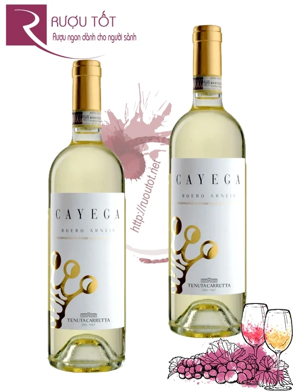 Rượu vang Cayega Roero Arneis Tenuta Carretta DOCG