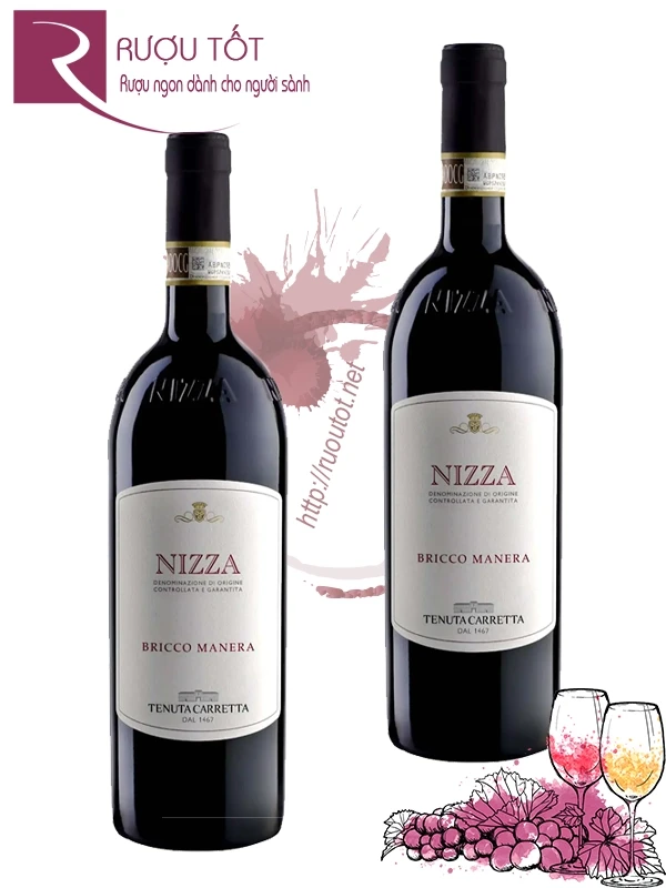 Rựu vang Tenuta Carretta Nizza Bricco Manera DOCG