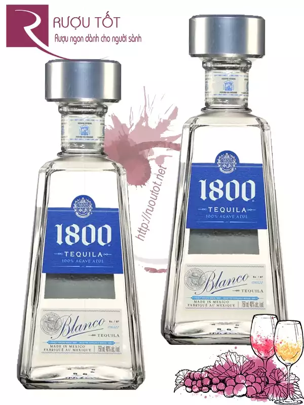 Rượu Tequila 1800 Blanco