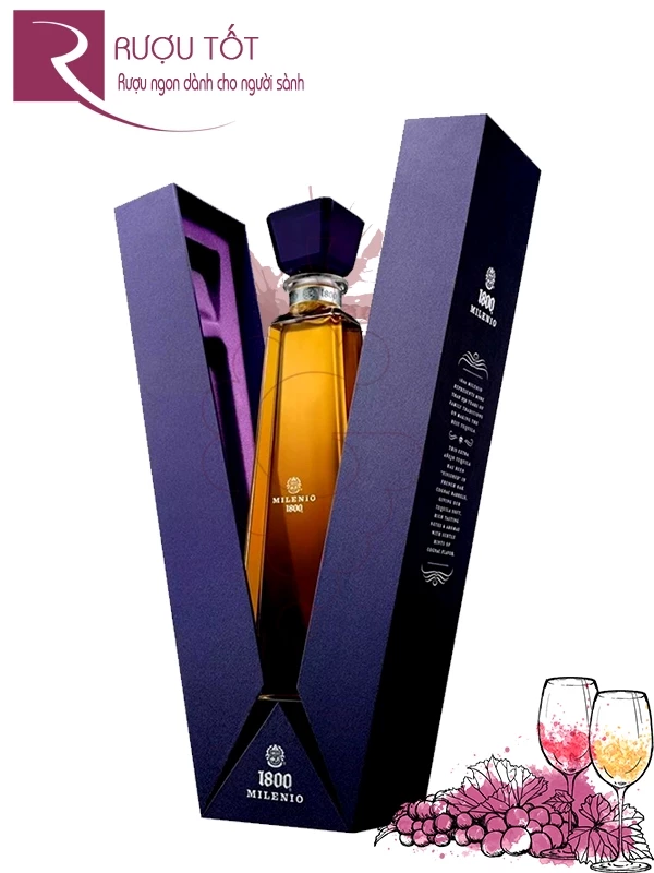 Rượu 1800 Milenio Extra Anejo Tequila