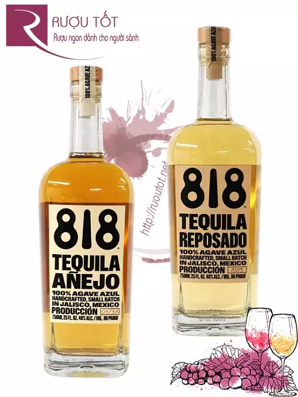 Rượu Tequila 818 750ml nhập khẩu Mexico