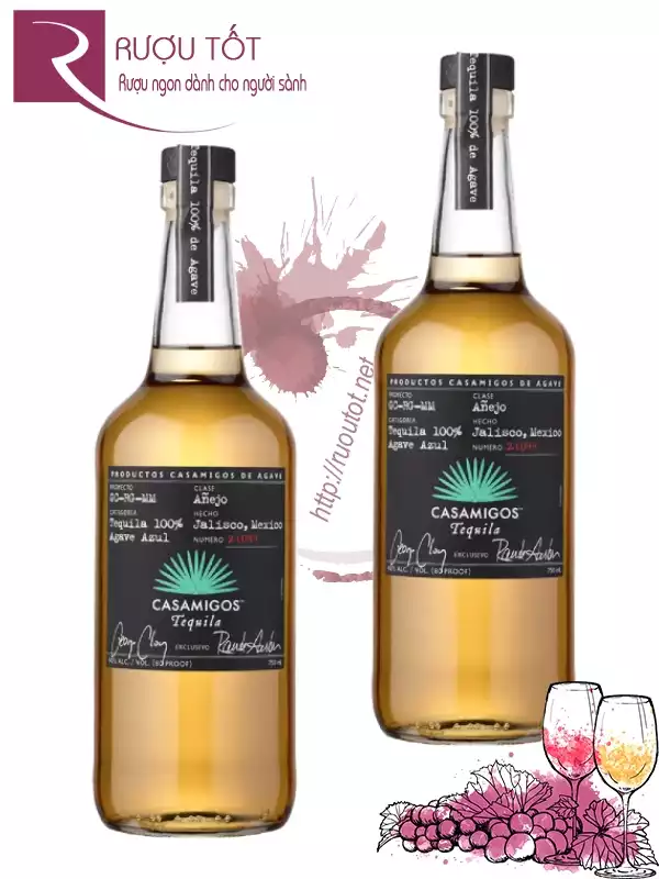 Rượu Tequila Casamigos 750ml 40% Mexico