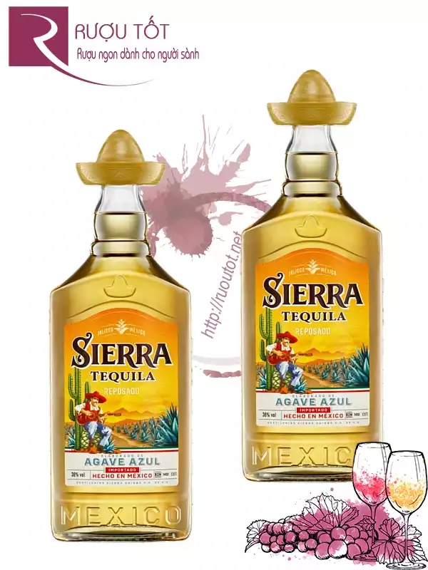 Rượu Tequila Sierra Reposado 700ml 38% Mexico