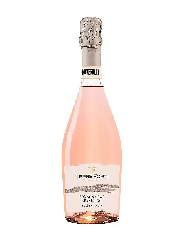 Vang nổ Terre Forti Novebolle Rose Sparkling Extra Dry