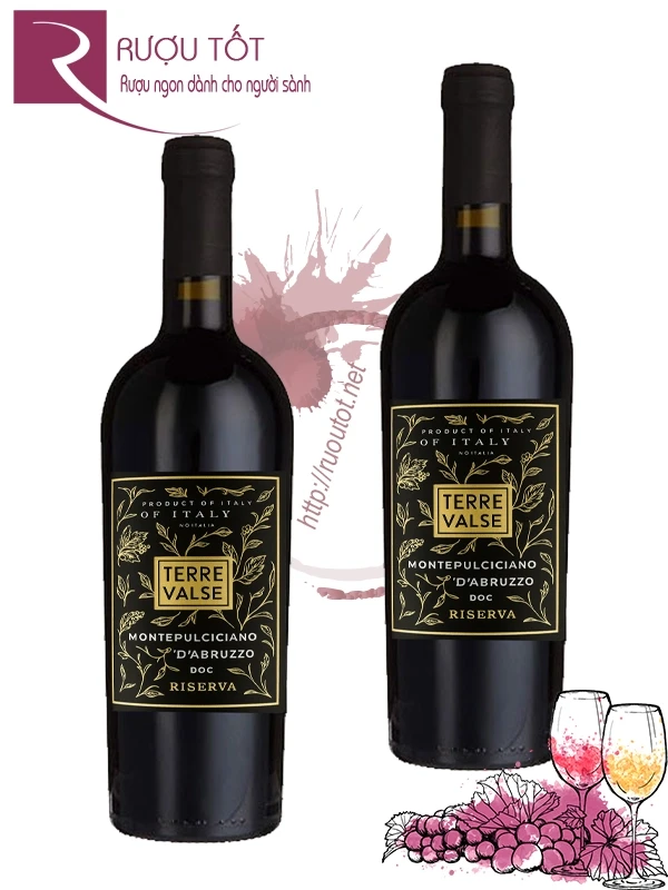 Rượu vang Terre Valse Montepulciano Riserva DOC