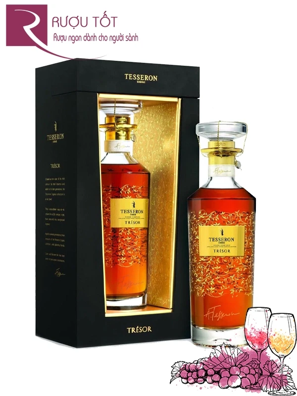 Rượu Tesseron XO Tresor Grande Champagne 40%