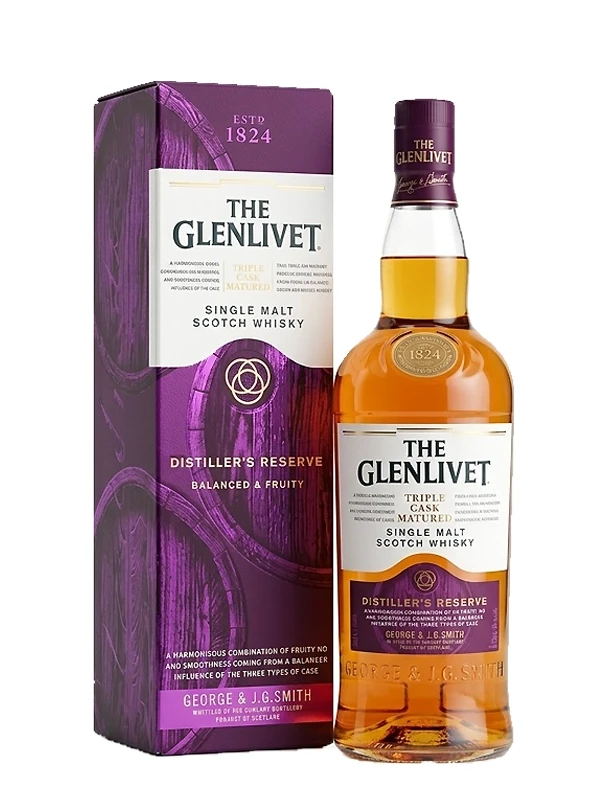 Rượu The Glenlivet 1824 Tím Triple Cask Matured