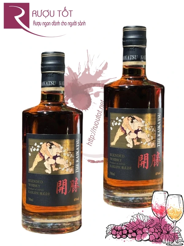 Rượu The Kaikatsu Blend 40% 700ml Nhật Bản