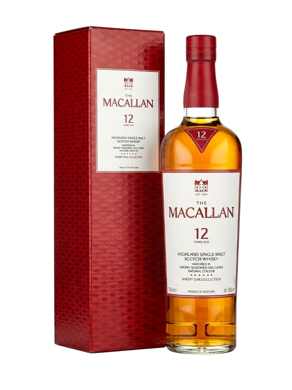 Rượu The Macallan 12 Years Old Sherry Oak 2025