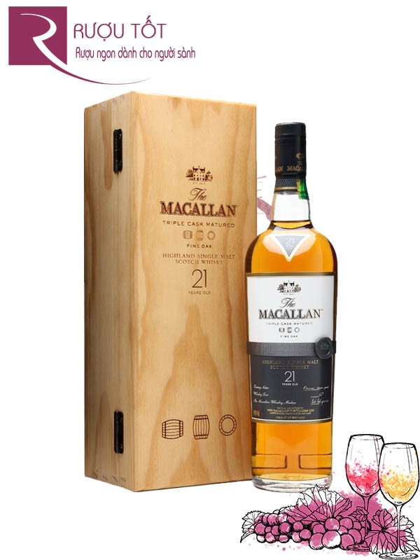 Rượu The Macallan 21 Fine Oak