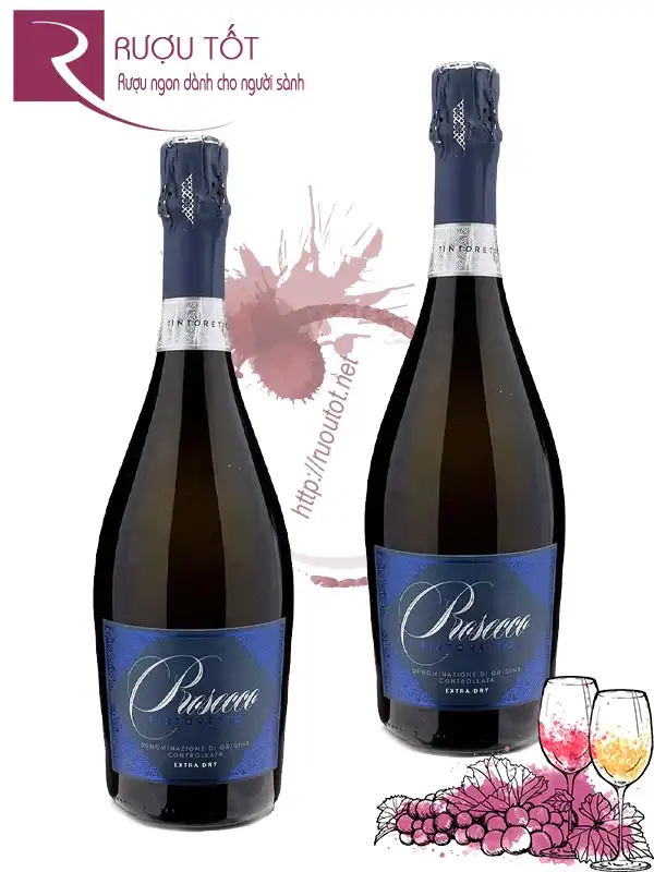 Rượu vang Tintoretto Prosecco Extra Dry DOC