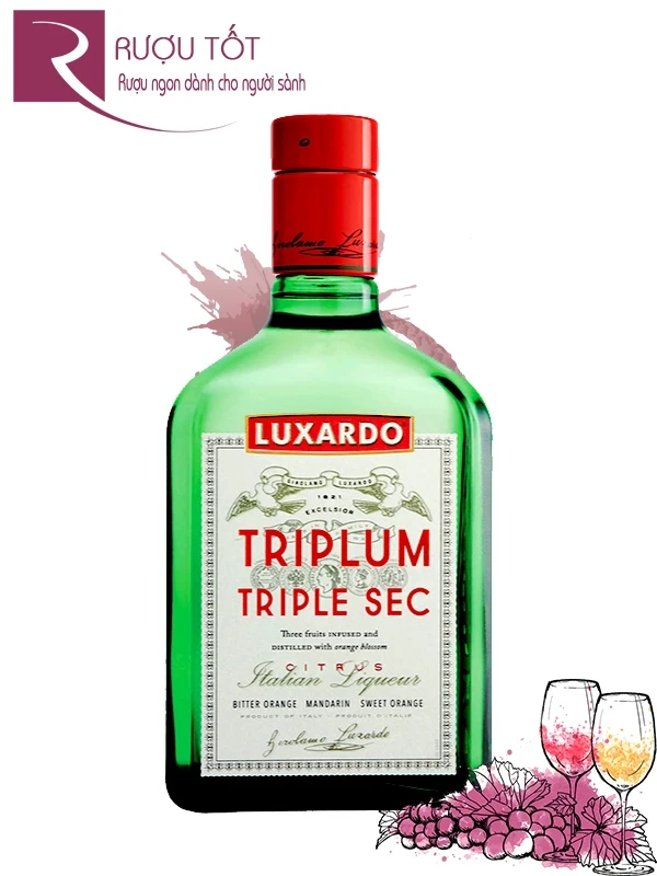 Rượu mùi Luxardo Triplum Triple Sec Orange 39%