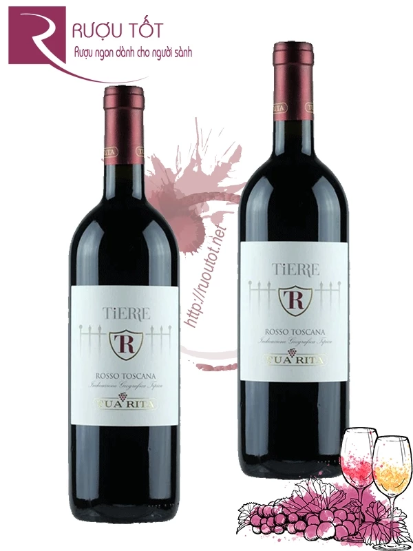 Rượu vang Tua Rita Tierre Rosso Toscana Merlot IGT