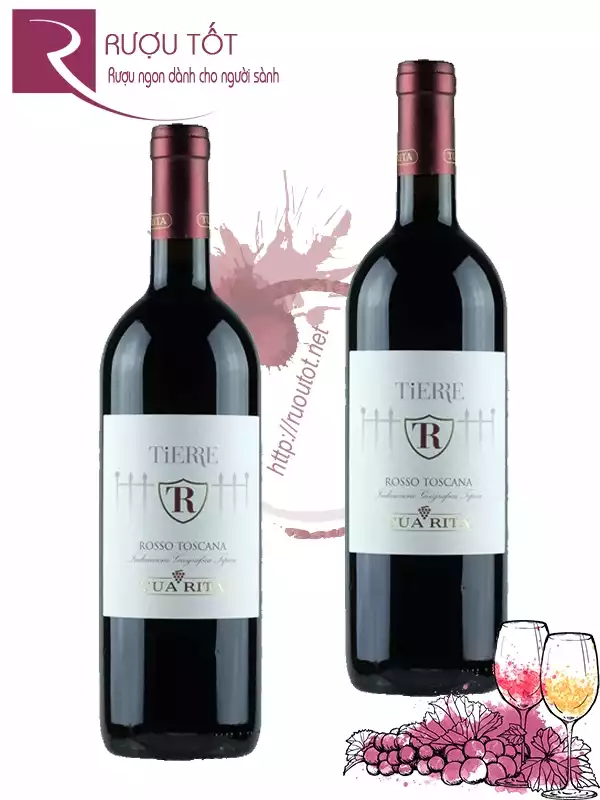 Rượu vang Tua Rita Tierre Rosso Toscana Merlot IGT