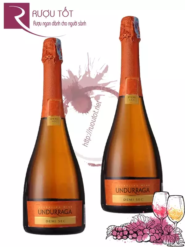Rượu vang Undurraga Demi Sec