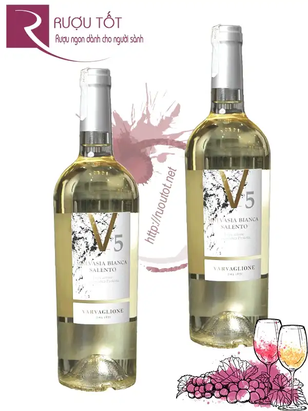 Rượu V5 Malvasia Bianca del Salento IGP 12,5% 750ml